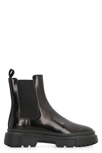 Hogan H619 leather Chelsea boots